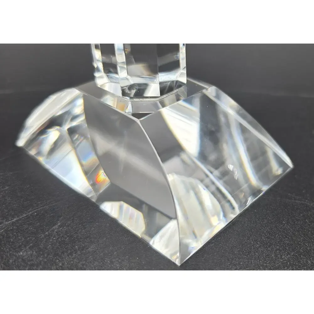 Vintage Cut Lead Crystal Cross 8.5